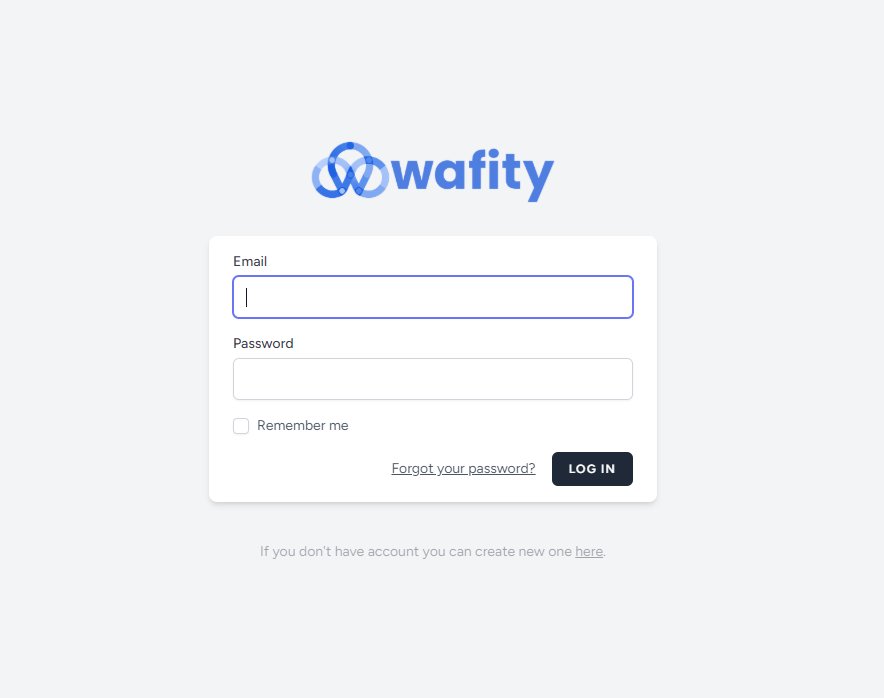 Wafity Login